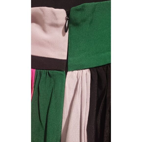 Megan Renee High Slit Multicolor Maxi‎ Skirt With Pockets - 2X NWT MSRP $245 - Picture 4 of 8